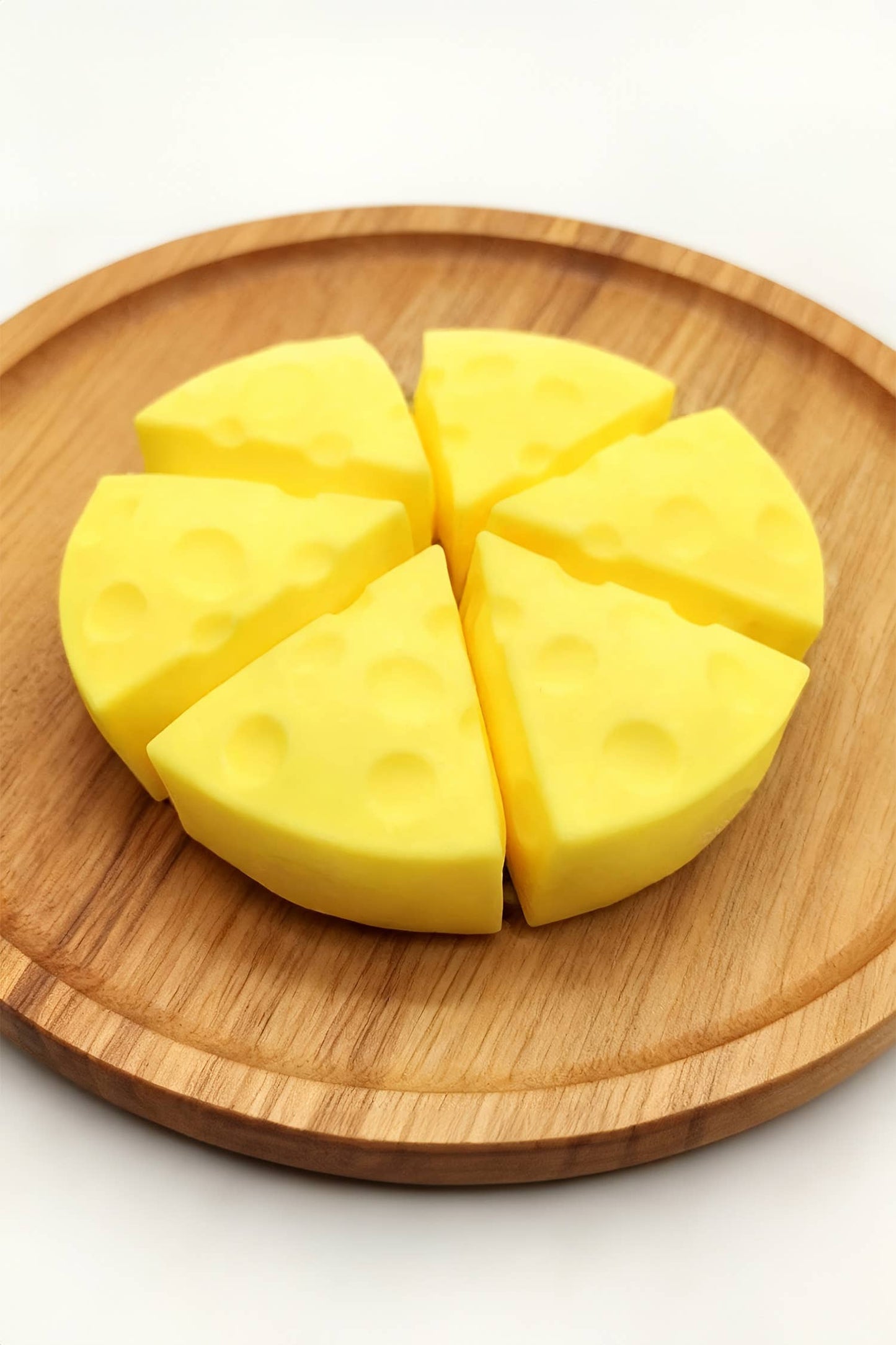 Popcorn Scented Cheese Wedge Squishy Toy