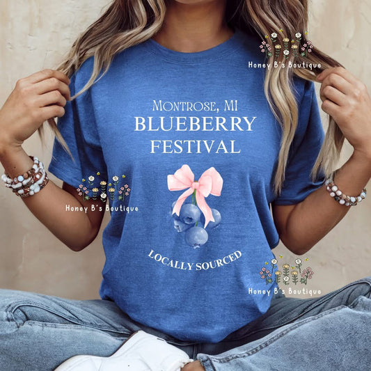 2025 Montrose Blueberry Fest Tee