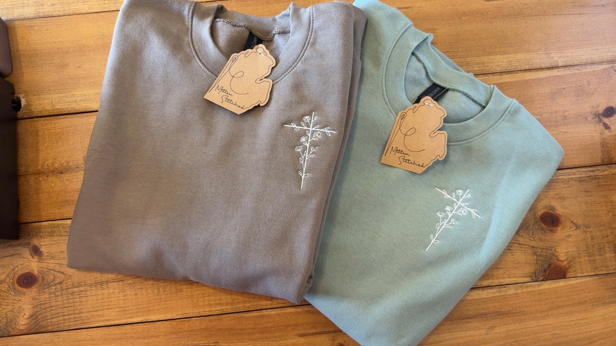 Dainty Cross Crewneck