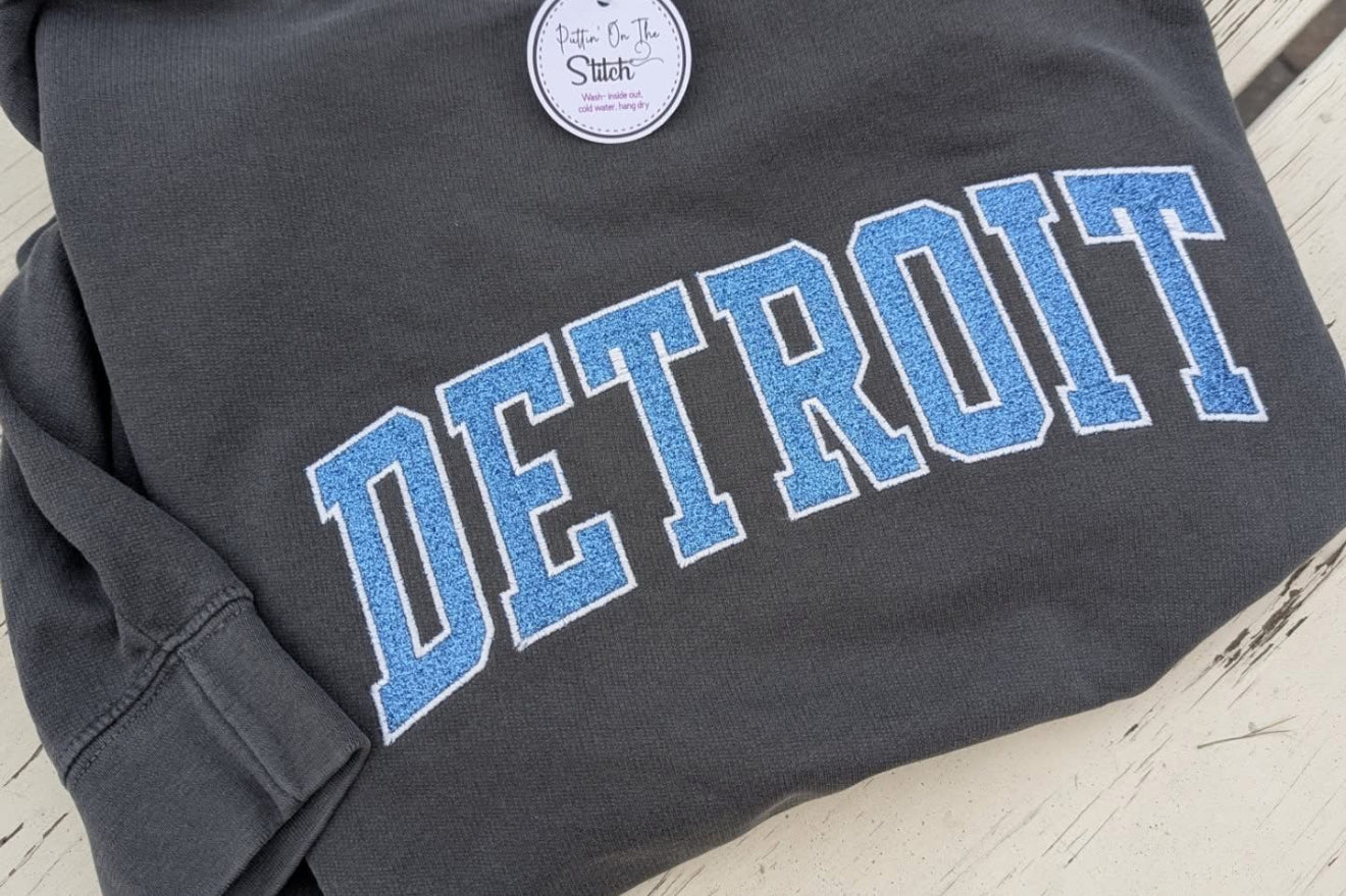 Detroit Glitter - Pepper Gray