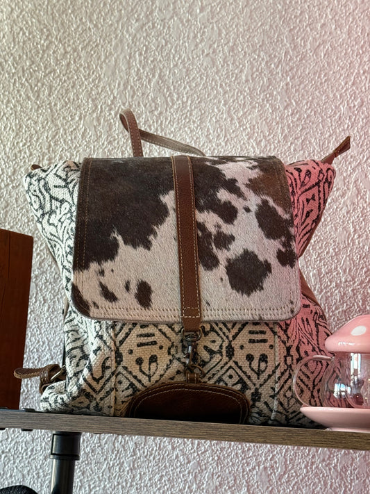 Leather Backpack - Myra Brand