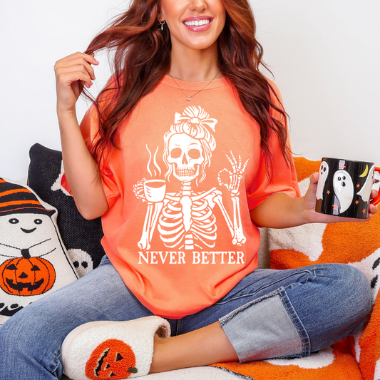 Never Better Tee - Pepper Gray