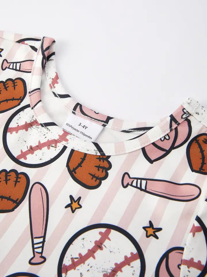 Girls Baseball Cutie Dress