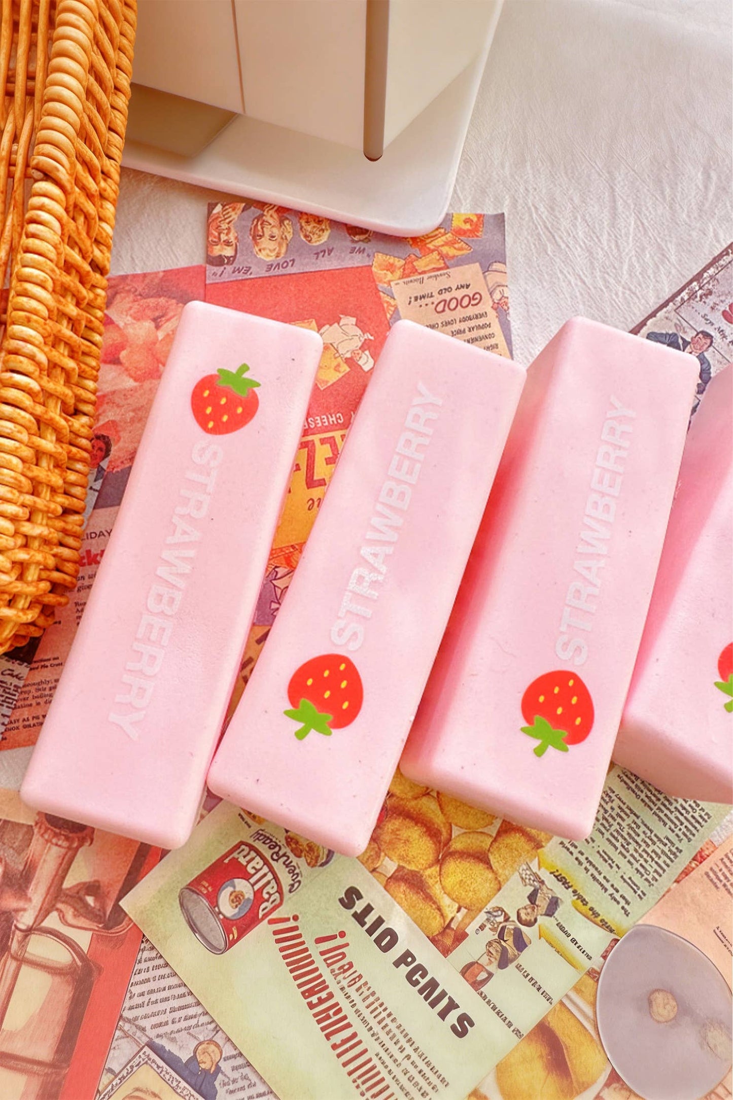 Strawberry Butter Relieve Pressure Squishy Toy