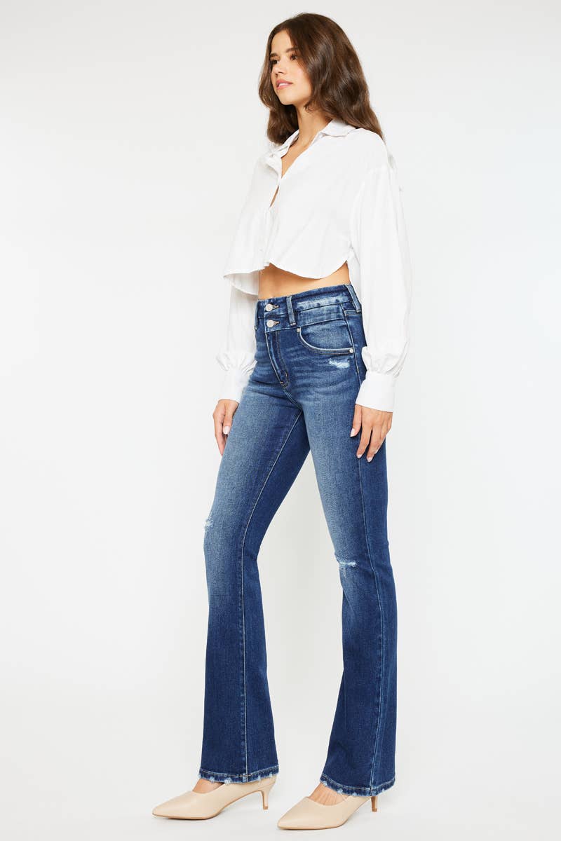 KanCan High Rise Bootcut Jeans-KC9373D