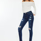 Mid Rise Distressed Super Skinny - KC5055KD