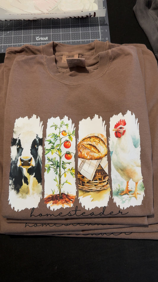Homesteader Tee - Mocha
