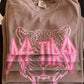 DEF TIRED - Mocha/Hot Pink