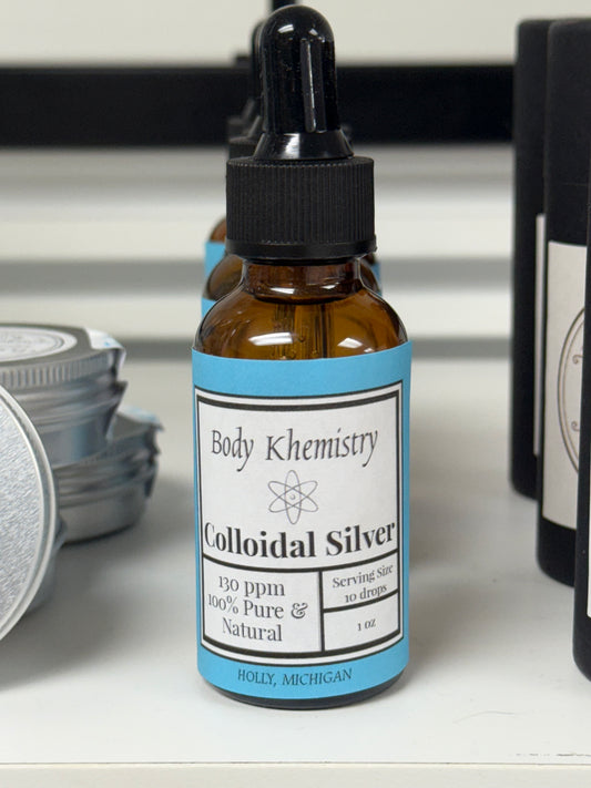 Colloidal Silver 130 ppm 1oz