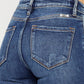 HIGH RISE RAW HEM ANKLE SKINNY JEANS