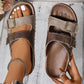 Western Suede Rivet Leather Slip-on Shoes