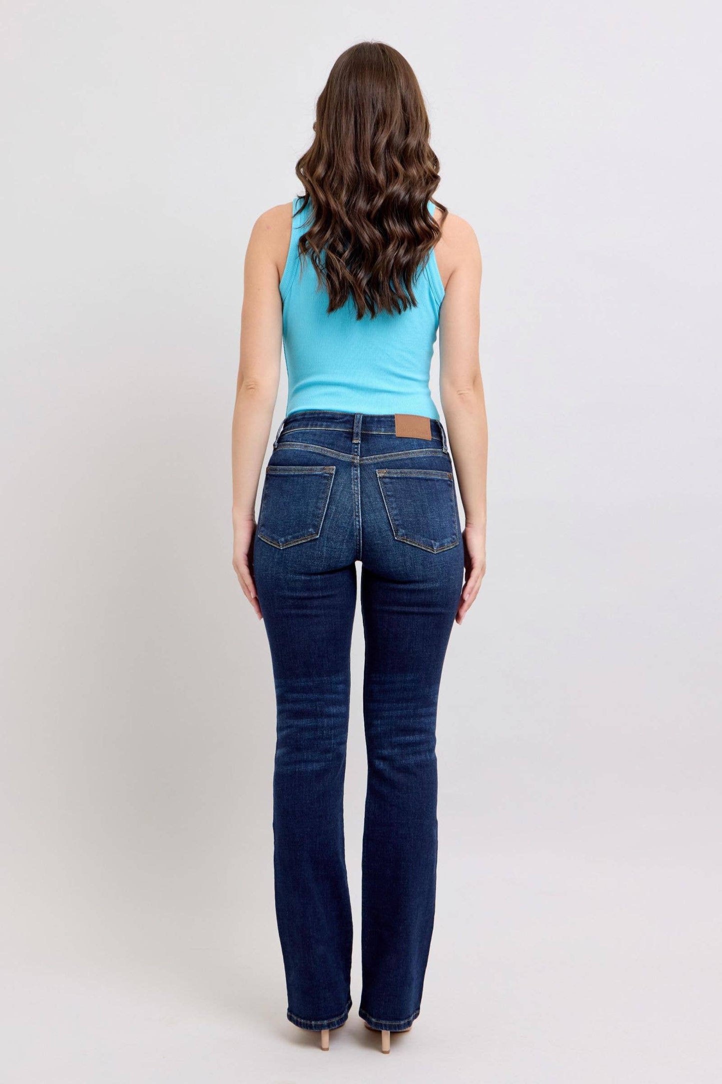 Judy Blue Mid Rise Dark Wash Classic Bootcut Jeans