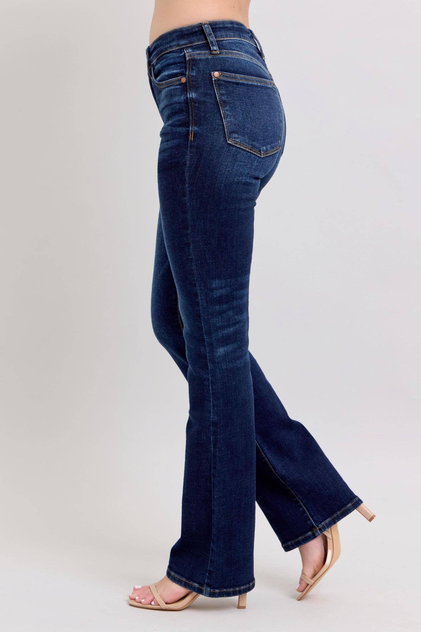 Judy Blue Mid Rise Dark Wash Classic Bootcut Jeans