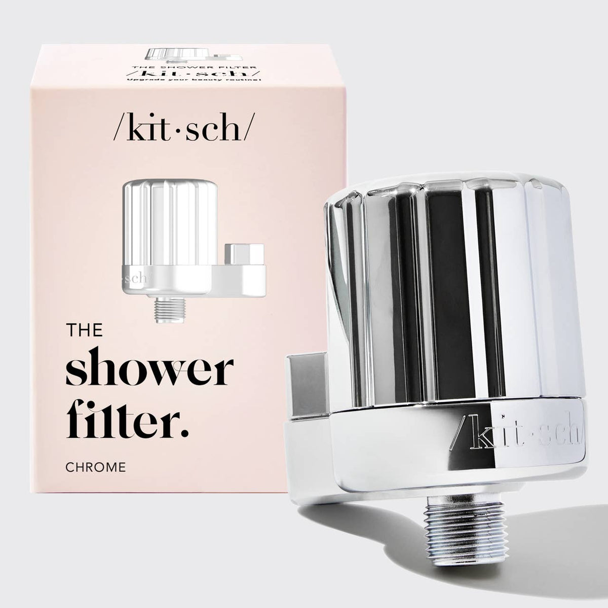 Chrome Shower Filter + Filter Refill SET