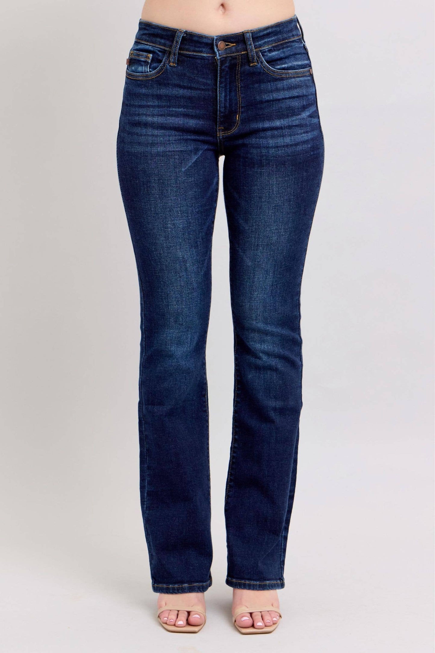 Judy Blue Mid Rise Dark Wash Classic Bootcut Jeans