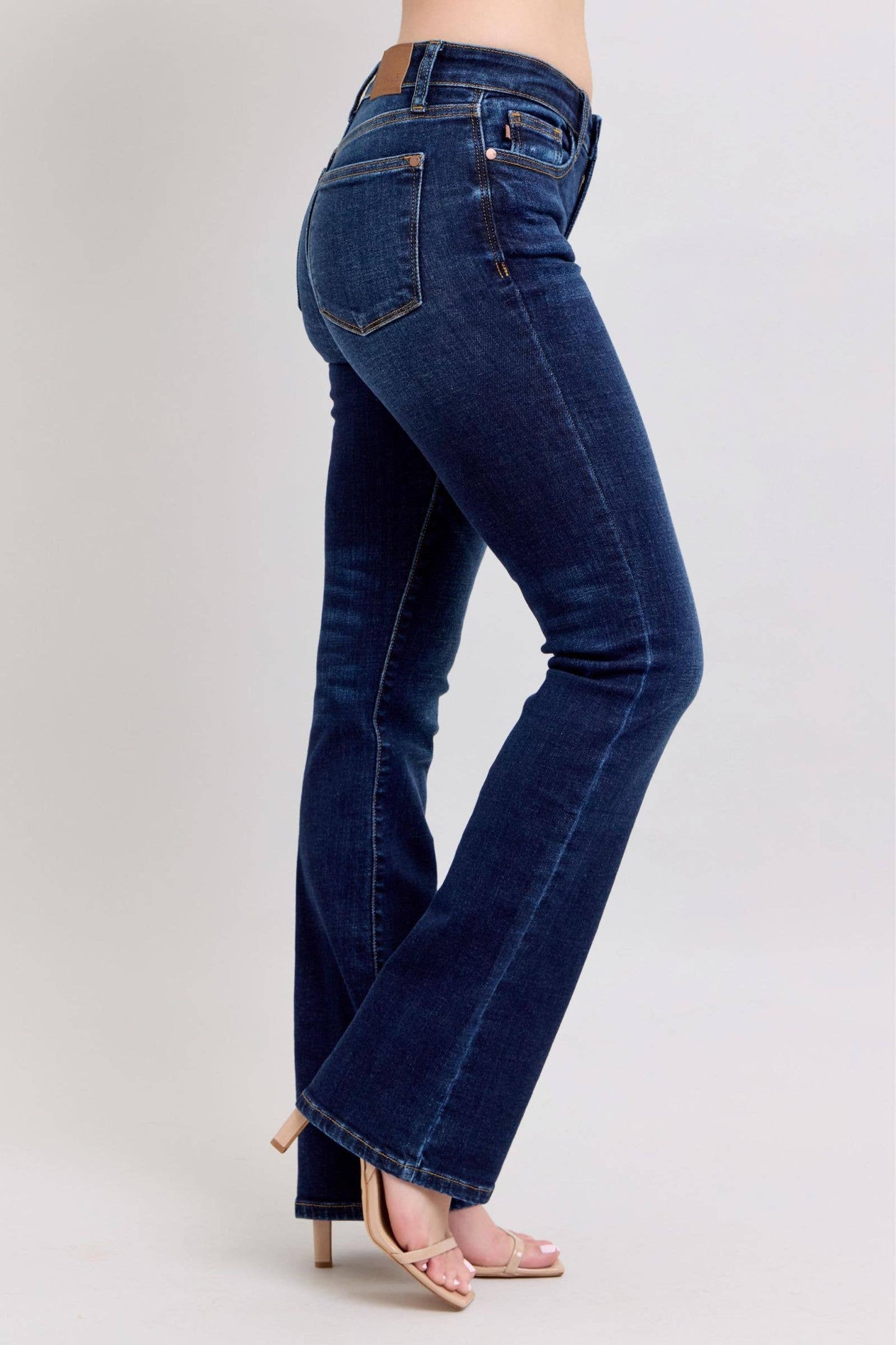 Judy Blue Mid Rise Dark Wash Classic Bootcut Jeans