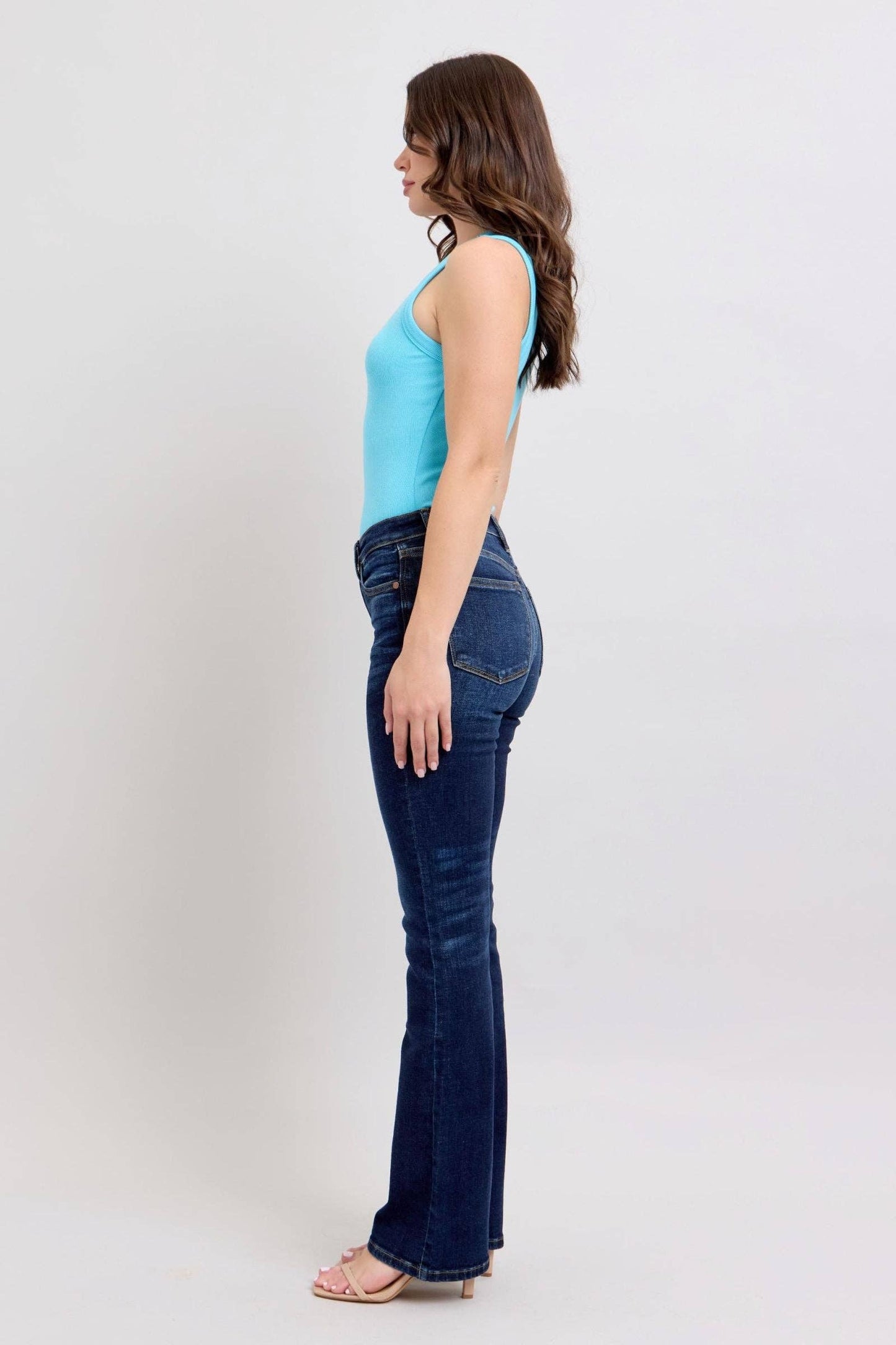 Judy Blue Mid Rise Dark Wash Classic Bootcut Jeans