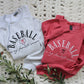 Baseball is My Favorite Season Sweatshirt -- Embroidered