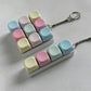 9 Button Keyboard Clicker Fidget Keychain