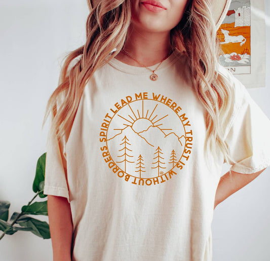 Spirit Lead Me Tee - Natural