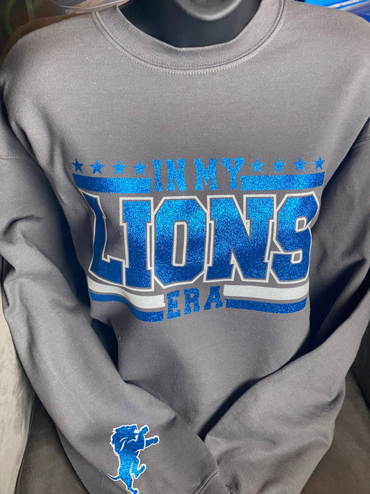 In My Lions Era Crewneck - Charcoal