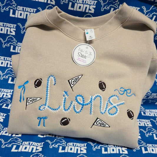 Lions Cheer Crewneck