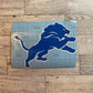 Lions Decal - 7” W x 5.3” H