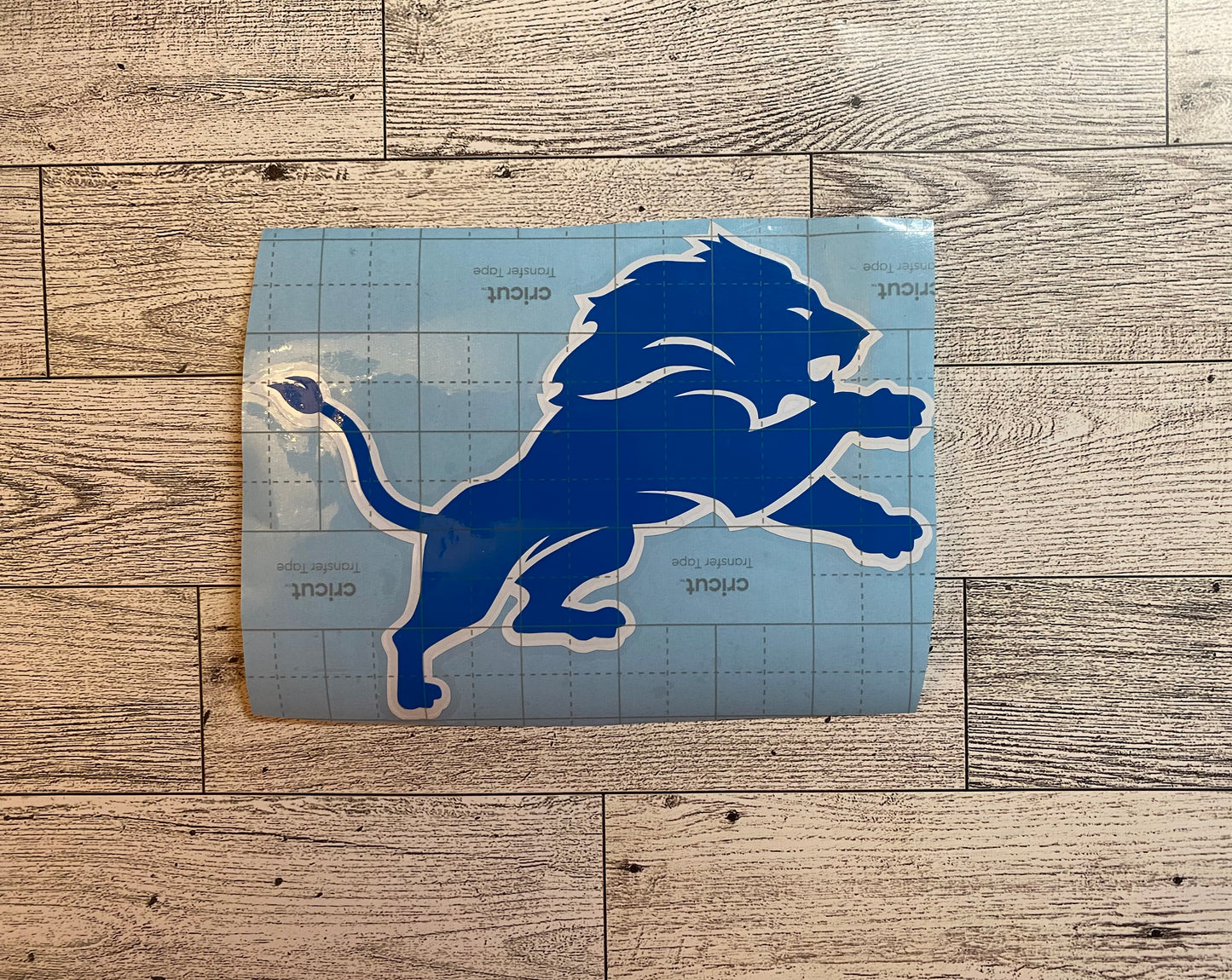 Lions Decal - 7” W x 5.3” H