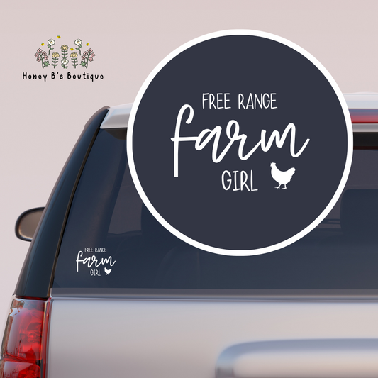 Free Range Farm Girl DECAL