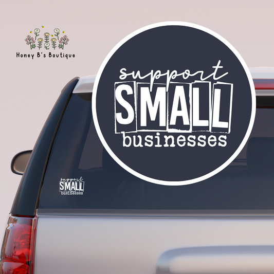 Support Small Businesses DECAL