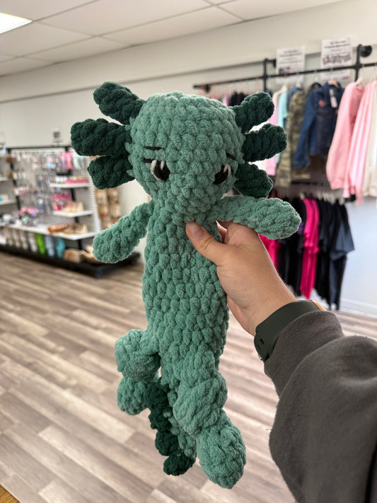 Axolotl Snuggler - Green