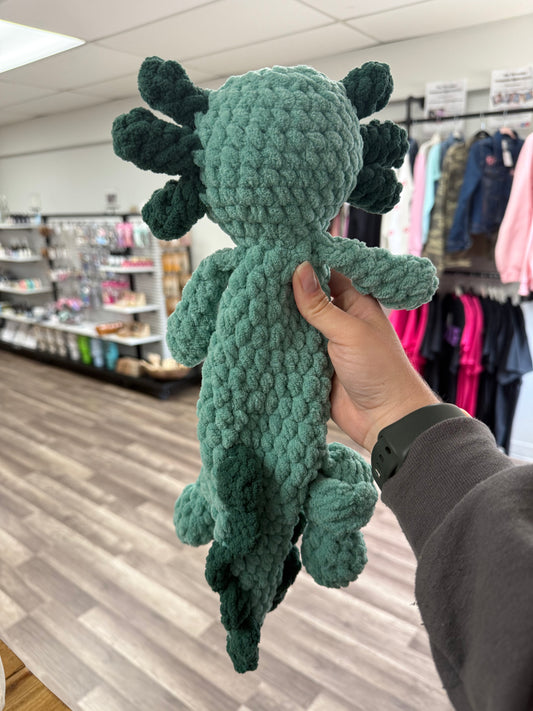 Axolotl Snuggler - Green