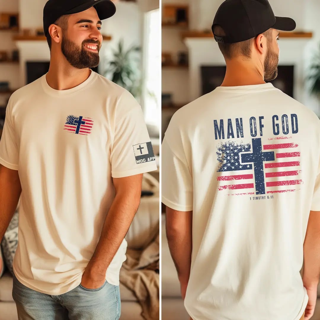 Man of God USA Flag