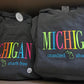 Neon Shark Free Michigan Crew