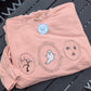 Pink Glow in the Dark Ghost Crewneck