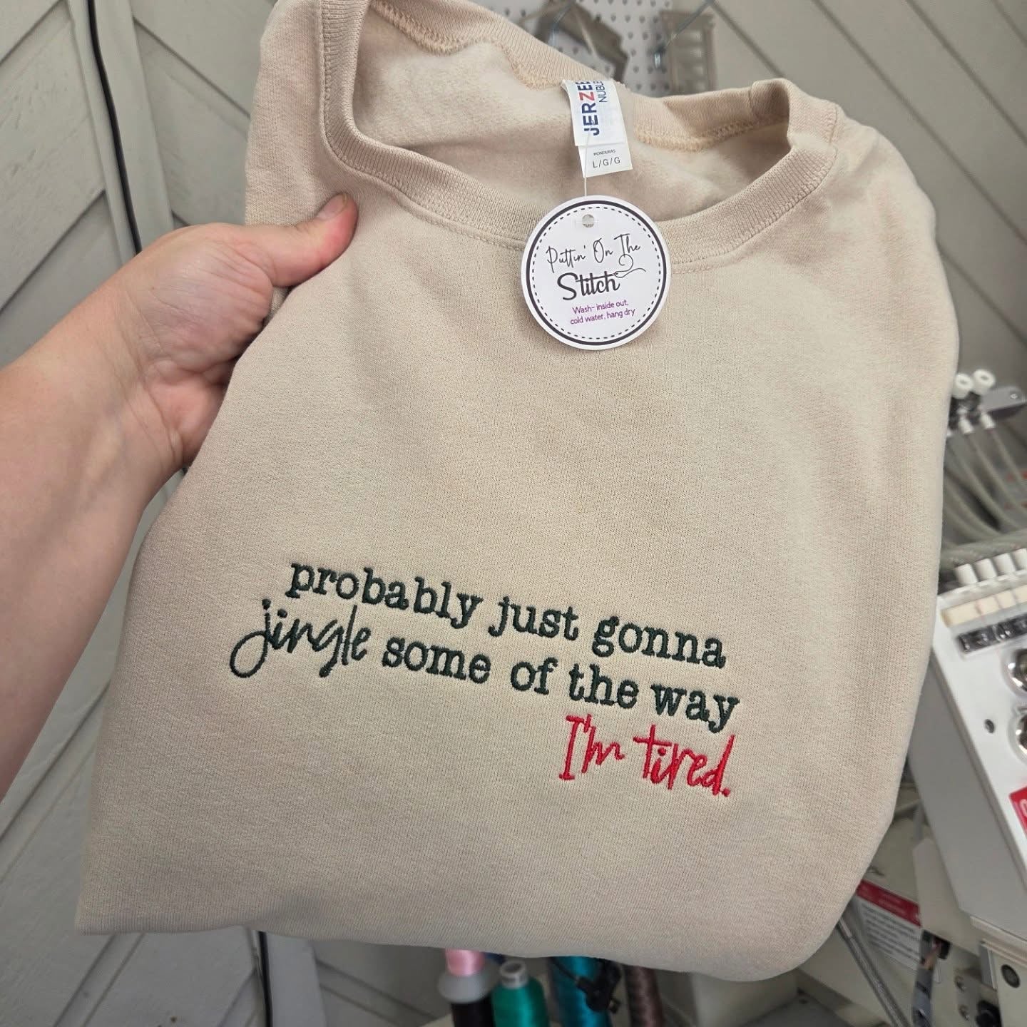 Probably just gonna jingle some of the way - I’m tired.