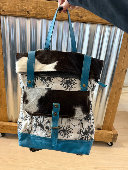 Leather Backpack - Myra Brand