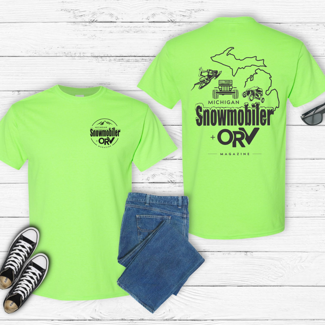 Michigan Snowmobilers + ORV Magazine Tees!