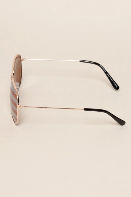 USA American Flag Aviator Sunglasses