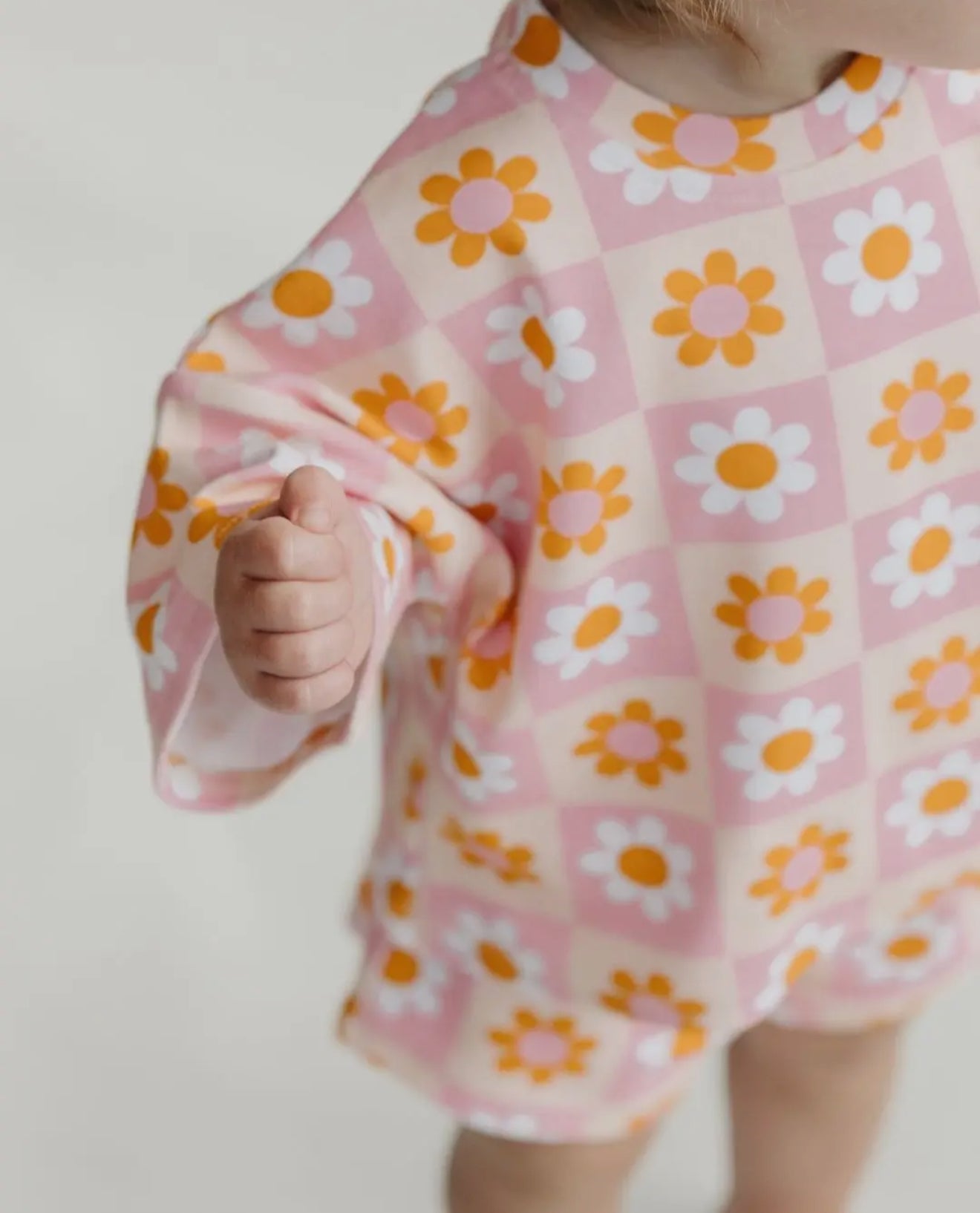 Oversized Retro/Smiley Top & Shorts Set