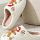 Christmas Gingerbread Man Fleece Slipper ZK2427
