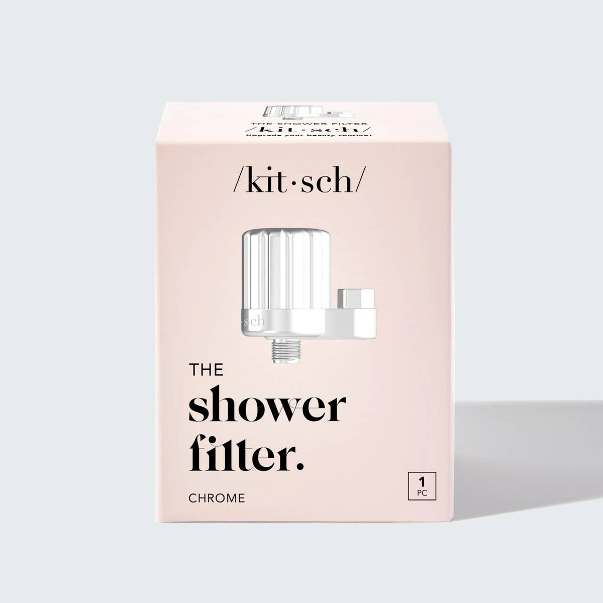 Chrome Shower Filter + Filter Refill SET