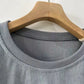 Corduroy Sweater Casual Round Neck Pullover Long Sleeved Top
