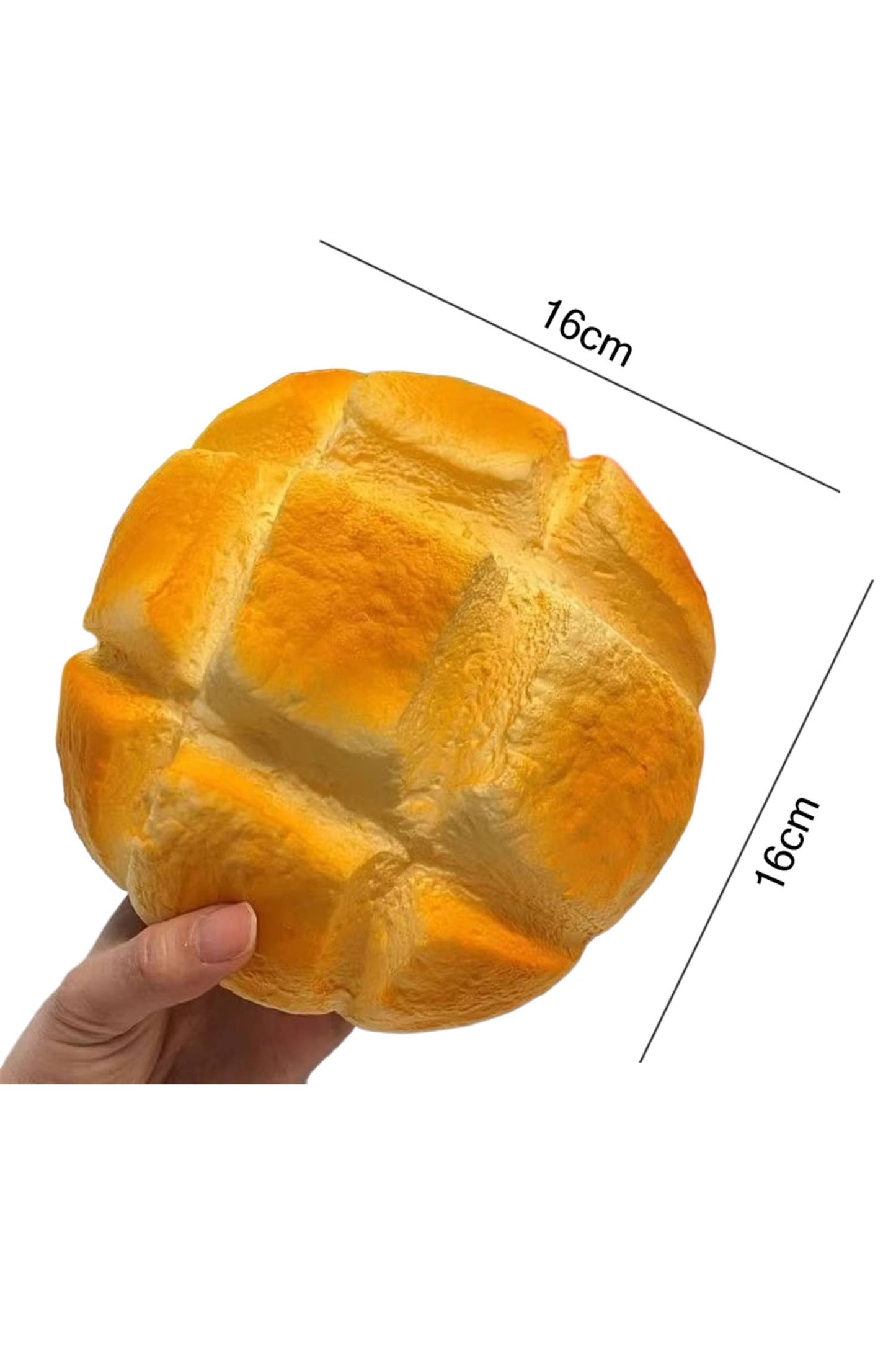 Realistic Pineapple Bun Slow Rise Squishy Toy