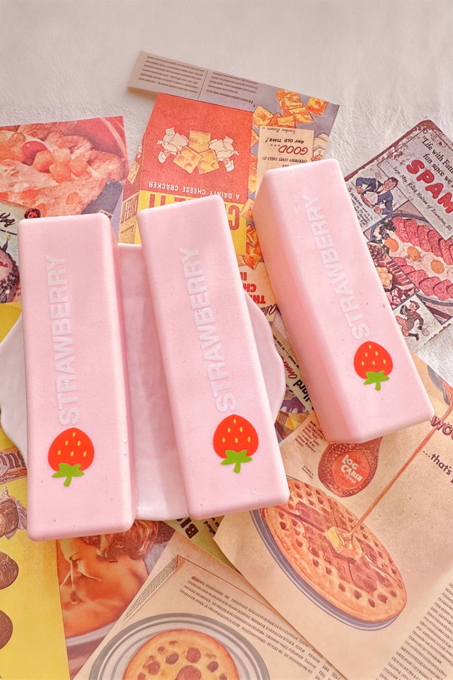 Strawberry Butter Relieve Pressure Squishy Toy