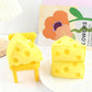 Popcorn Scented Cheese Wedge Squishy Toy