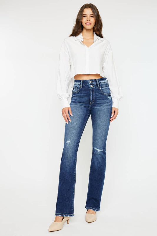 KanCan High Rise Bootcut Jeans-KC9373D