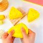 Popcorn Scented Cheese Wedge Squishy Toy
