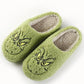 Green XMAS Grinch Fleece Slippers