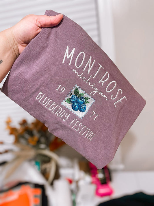 Vintage Montrose Blueberry Festival Tee